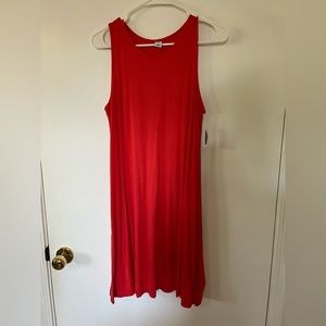 Old Navy swing dress. Medium. Orange/red color.